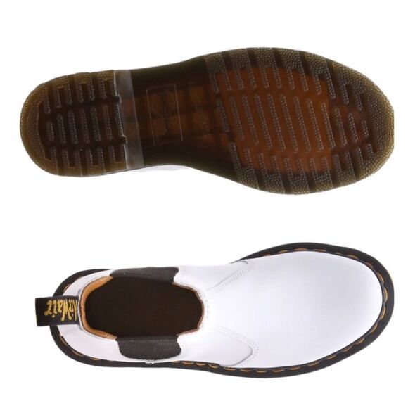 Doc Martens White Softy T Chelsea Boots 2976 Dr. Martens, Women’s Size 6 NIB NEW - Picture 5 of 16